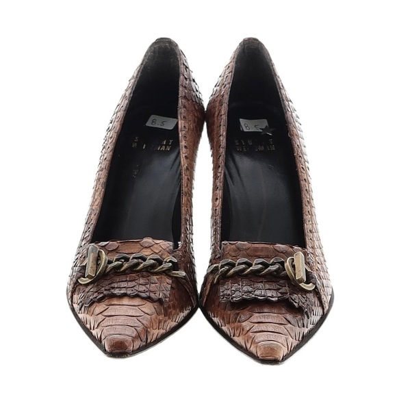 Stuart Weitzman Shoes - Stuart Weitzman Snake Print Heels